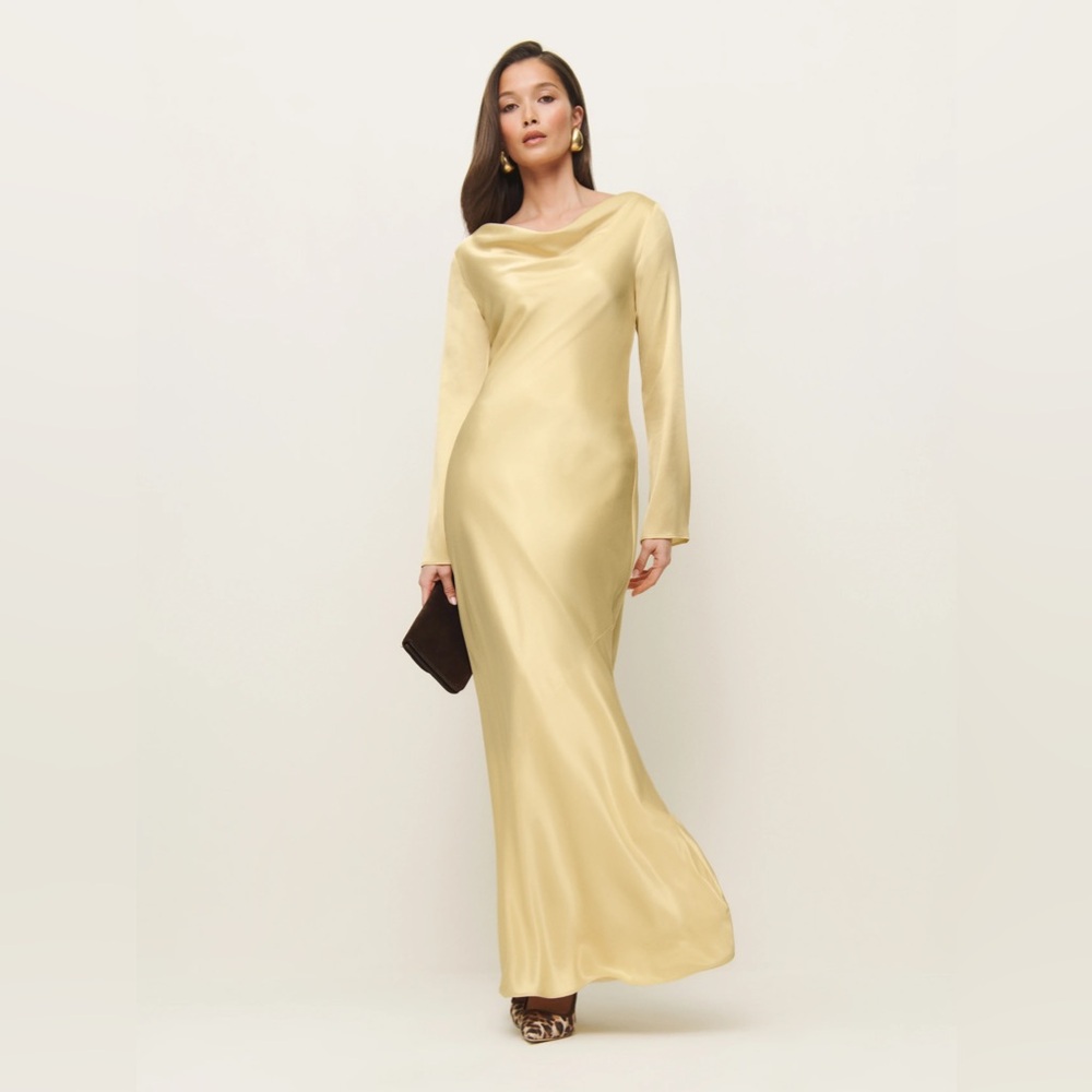 Reformation Ciana Satin Dress NWT